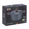 Cratita cu capac 5.3 l, 24 сm, Inox RESTO 93503 