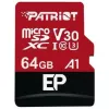 Карта памяти MicroSD 64GB PATRIOT LX Series (PEF64GEP31MCX) Class10, UHS-I, A1 (V30), SD adapter