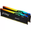 Модуль памяти DDR5 16GB (2x8GB) 6000MHz KINGSTON FURY Beast RGB (KF560C40BBAK2-16) CL40-40-40, 1.35V, Blk