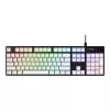 Клавиши для клавиатуры  HyperX Keycaps Full key Set - PBT, White, RU, Designed to enhance RGB lighting, 104 Key Set, Made of durable double shot PBT material, HyperX keycap removal tool included 