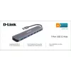 USB Hub  D-LINK DUB-1370/B2A, Fast Charge, Power Adapter 