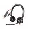 Наушники с микрофоном  Plantronics Plantronics Stereo Blackwire C3320 USB-A, Noise-cancelling Microphone, Remote Call Control, Mic. Frequency Response 100 Hz–10 kHz, Output 20 Hz–20 kHz, 32Ohm (213934-01) 