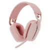 Casti fara fir  LOGITECH Wireless Headset Logitech Zone Vibe 100, 40mm driver, 20-20kHz, 118db, Dual mic, Bluetooth, Rose 