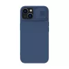 Husa  Nillkin Apple iPhone 14 Plus, CamShield Silky Silicone Case, Midnight Blue 