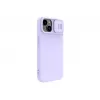 Husa  Nillkin Apple iPhone 14 Plus, CamShield Silky Silicone Case, Misty Purple 