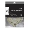 Патчкорд Patch Cord Cat.6U, 10m, Grey Cablexpert PP6U-10M 