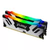 Модуль памяти  KINGSTON 32GB DDR5-6800MHz FURY Renegade RGB (Kit of 2x16GB) (KF568C36RSAK2-32) CL36, 1.4V, Silver