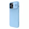 Husa  Nillkin Apple iPhone 14 Pro, CamShield Silky Silicone Case, Blue Haze 