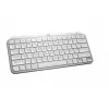 Клавиатура беспроводная  LOGITECH MX Keys Mini Premium typing, Metal plate, BT/2.4Gh, US Layout, Pale Grey