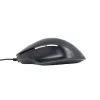 Mouse  GEMBIRD MUS-6B-02, 1200-3200 dpi, 6 buttons, Ergonomic, 1.35m, Black, USB 