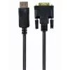 Кабель видео  Cablexpert DP to DVI 3.0m, "CC-DPM-DVIM-3M", Black 