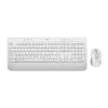 Комплект (клавиатура+мышь)  LOGITECH MK650 for Business, US Layout, 2.4/BT, 1xAA/2xAA, White 