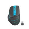 Mouse wireless  A4TECH FG30S Silent, 1000-2000 dpi, 6 buttons, Ergonomic, 1xAA, Grey/Blue 