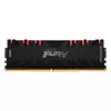 RAM  KINGSTON 8GB DDR4-3600 FURY® Renegade DDR4 RGB, PC28800, CL16, 1.35V, 1Rx8, Dynamic RGB effects featuring Kingston FURY Infrared Sync technology, Asymmetric BLACK Large heat spreader, Intel XMP Ready (Extreme Memory Profiles) 