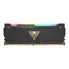 Модуль памяти  PATRIOT 16GB DDR4-3200 VIPER (by Patriot) STEEL Performance RGB Sync, PC25600, CL18, 1.35V, Custom Design Aluminum HeatShiled, 5 Customizable Lightning Zones, Intel XMP 2.0 Support, Black w/ Golden Viper Logo 