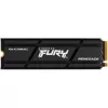 SSD  KINGSTON M.2 NVMe SSD 2.0TB Fury Renegade, w/Aluminum Heatsink, PCIe4.0 x4 / NVMe, M2 Type 2280 form factor, Sequential Reads 7300 MB/s, Sequential Writes 7000 MB/s, Max Random 4k Read 1000,000 / Write 1000,000 IOPS, Phison E18 controller, 1000TBW, 3 