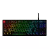 Клавиатура  HyperX Alloy Origins Core PBT Mechanical Gaming Keyboard (RU), HyperX Aqua - Tactile key switch, High-quality, Durable PBT keycaps, Backlight (RGB), 100% anti-ghosting, Ultra-portable design, Solid-steel frame, USB 