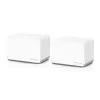 Router wireless  MERCUSYS Halo H70X (2-pack) AX1800 Mesh Wi-Fi 6 System, 3 x Gigabit LAN Port, 1201Mbps on 5GHz + 574Mbps on 2.4GHz, 802.11ax/ac/b/g/n, Beamforming, Wi-Fi Dead-Zone Killer, Seamless Roaming with One Wi-Fi Name, Parrents control 