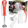 Mixer 300 W, 5 viteze, Turbo, Alb, Rosu ADLER AD4212 300W, +Blender 