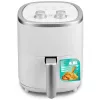 Friteuza 1200 W, 4.8 l, 7 programe, Alb RAF R.5006W  