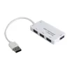 USB Hub  GEMBIRD UHB-U3P4-01, Silver USB  3.0 Hub 4-port, 1*USB3.0; 3*USB2.0