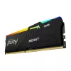 Модуль памяти  KINGSTON 32GB DDR5-5600MHz Kingston FURY Beast RGB (KF556C40BBA-32), CL40-40-40, 1.25V, Intel XMP 3.0, Black 