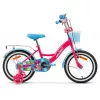 Велосипед 16", 1 viteza, Roz, Albastru deschis AIST Lilo 16 (девочка) розовый с голубым 16 сталь 1 V-brake ножной метал. крылья, багажник, корзина, боковые колеса 