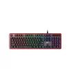 Gaming keyboard  Havit KB870L, Mechanical, Blue SW, RGB, 104 Keys, US Layout, 1.6m, USB 