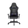 Fotoliu Gaming Gazlift, 150 kg, Negru Lumi Gaming Chair with Headrest & Lumbar Support & RGB Lights CH06-30, Black 