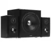 Boxa  EDIFIER S351DB Black, 2.1/ RMS 150W (70W+ 2x40W), Audio In: Bluetooth 5.1 aptX Wireless Sound, RCA x2, PC, AUX, optical, coaxial, remote control, all wooden, (sub.8" + satl.(3,5"+1")) 