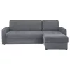 Canapea de colt Gri MLAND KIRSTEN IV Velvet 314 Soro 93 Monoli 76 Spirit 16 238x162x87, 118KG 