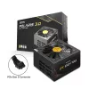 Блок питания ПК  CHIEFTEC 850W ATX Power supply Polaris 3.0 PPS-850FC-A3, 850W, 135mm FDB Silent fan, PCIe GEN 5 with 80 PLUS GOLD, ATX 12V 3.0, EPS12V, Cable management, Active PFC (Power Factor Correction) 