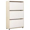 Тумба для обуви  MOBILDOR LUX LEO 70 3 uși 125*70*27 Sonoma/White 