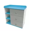 Комод Gri, Albastru Mobilier
 Polini Kids Sky 5085 90x50x90