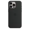 Husa  APPLE iPhone 15 Pro Max Silicone  Case with MagSafe - Black