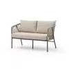 Canapea Crema Dogtas Verona 2 Seater 130x76.5x76