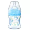 Biberon pentru benelusi  BabyOno 0402/03 cu tetina (albastru deschis) 120 ml. NEW 