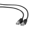 Patchcord  Cablexpert 7.5m, Patch Cord Black, PP12-7.5M/BK 