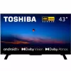 Телевизор  TOSHIBA 43" LED SMART TV 43UA2363DG , 4K HDR, 3840 x 2160, Android TV, Black(43" DLED, Black, 3840x2160 UHD, TPQ 2200 Hz, SMART TV (Android TV 11), 3 HDMI, 2 USB, Tru Resolution, Tru Microdimming, DVB-T/T2/C/S2, Dolby Vision, OSD Language: ENG, RO, RU