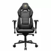 Игровое геймерское кресло  Cougar HOTROD Royal Black/Gold Gazlift, 136 kg, 155-190 cm