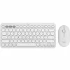 Kit (tastatura+mouse)  LOGITECH Wireless Keyboard & Mouse Pebble 2 Combo, Compact, Low-profile, Multi-Device, 4000dpi, 3 buttons, 2xAAA/1xAA, 2.4Ghz+BT, EN, White.  