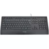 Клавиатура  LOGITECH K280e, Low-profile, Quiet typing, Spill-resistant, Palm rest, FN key, 1.7m, USB, EN, Black 