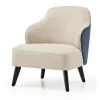 Fotoliu Velvet Dogtas ALLEGRA Armchair Wooden (Fixed leg) GK:6665PZ/SA:6667PZ/AR:Siyah, beige 