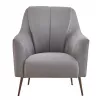 Kресло  Dogtas MILENA Armchair, GK:2271, Walnut, nubuck blue 