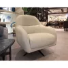 Kресло  Dogtas TRENTO Armchair. GK:2404, Rotating leg black, ivory 