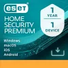 Antivirus  ESET Home Security Premium For 1 year. For protection 1 object 