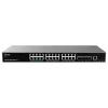 Comutator de retea  Grandstream 24-port Gigabit Layer 3 Managed PoE++ Switch, Grandstream "GWN7813P", 24xPoE, 4x10Gbit SFP+, Stackable, 360W Budget, Rack-Mount 