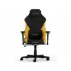 Игровое геймерское кресло  DXRacer DRIFTING-23-L-NY-X1, Black/Yellow EPU Leather, Recline 90°-135°, 3D Armrests, Head and Lumbar cushions, Aluminium wheelbase, 2.36" PU Caster, W-23.5kg