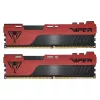 RAM  VIPER (by Patriot) 32GB (Kit of 2x16GB) DDR4-2666 ELITE II, Dual-Channel Kit PC21300, CL16, 1.2V, Red Aluminum HeatShiled with Black Viper Logo, Intel XMP 2.0 Support, Black/Red