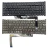 Tastatura  ACER Aspire A315-59 A515-57 A715-51 A715-76 w/o frame w/Backlit ENG/RU Black 